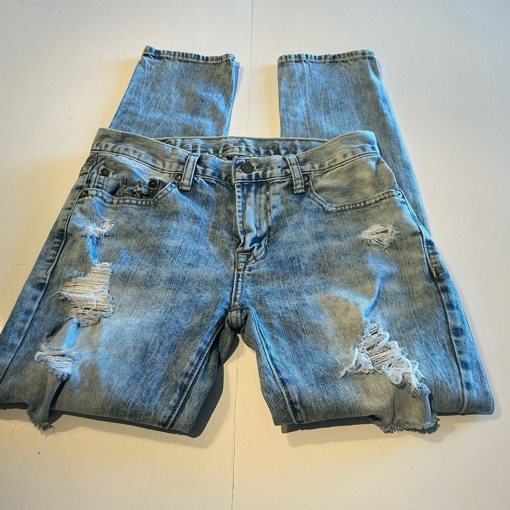 American Eagle Outfitters Men's Relaxed Light Blue Jeans